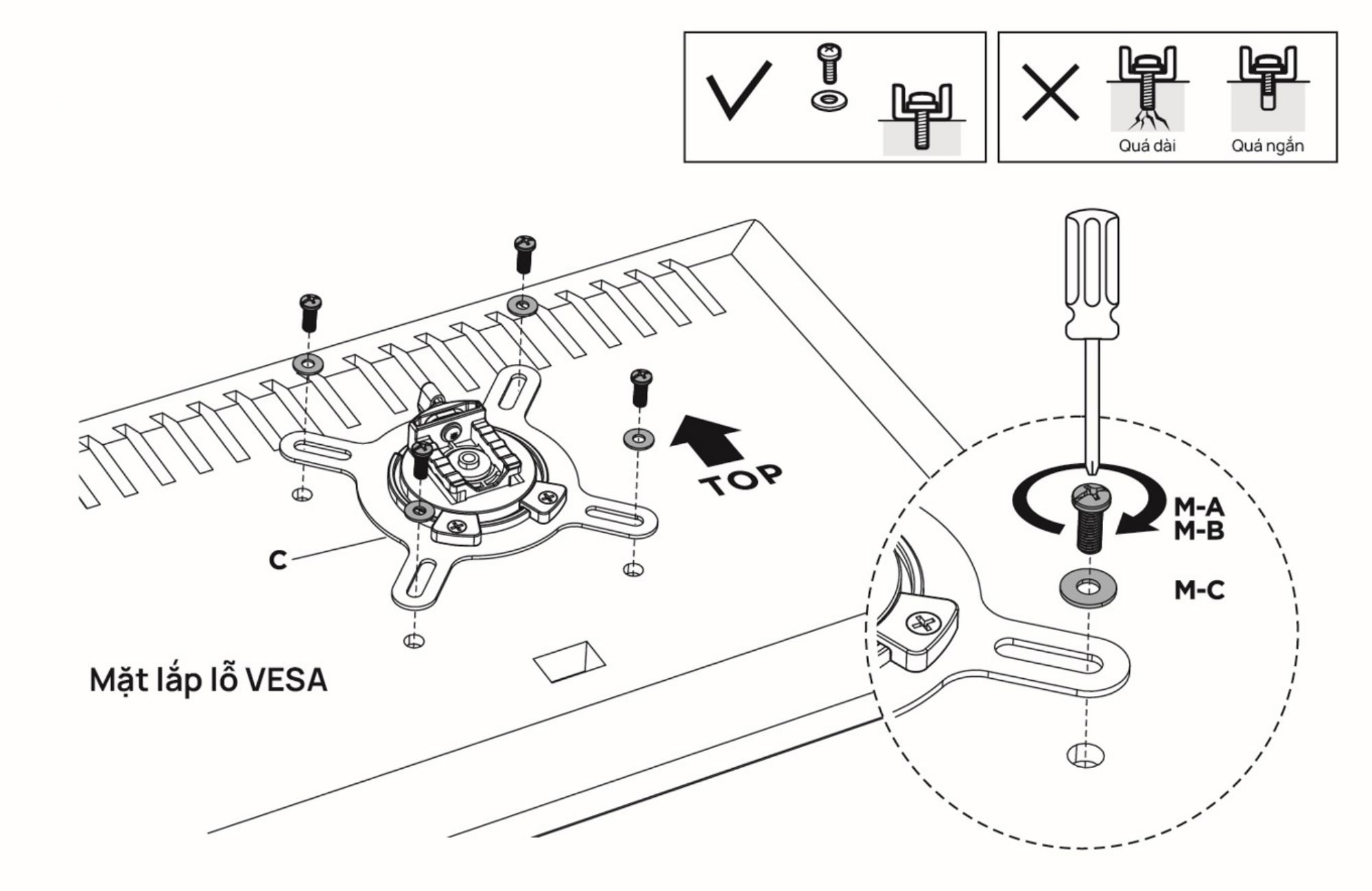 Cách lắp đặt giá treo màn hình Human Motion T7 chi tiết và dễ hiểu