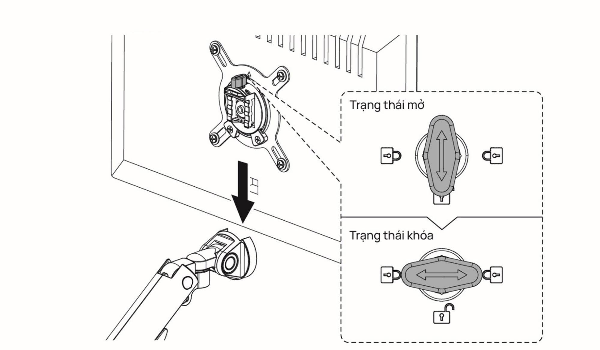 Cách lắp đặt giá treo màn hình Human Motion T7 chi tiết và dễ hiểu