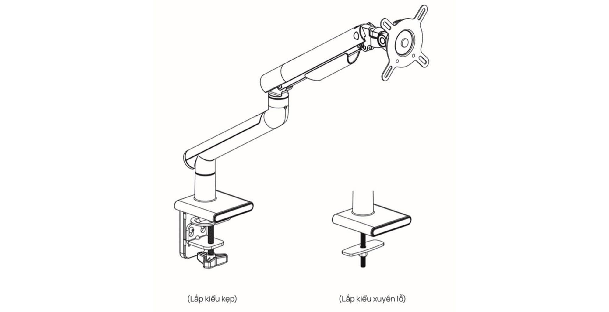 Cách lắp đặt giá treo màn hình Human Motion T7 chi tiết và dễ hiểu