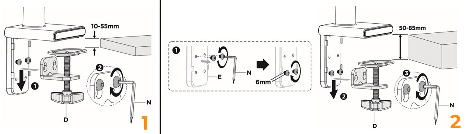 Cách lắp đặt giá treo màn hình Human Motion T7 chi tiết và dễ hiểu