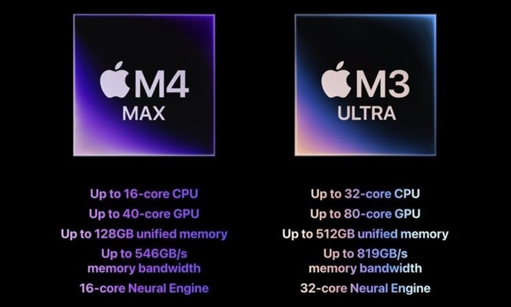 Hiệu năng đỉnh cao của Mac Studio M3 Ultra và M4 Max