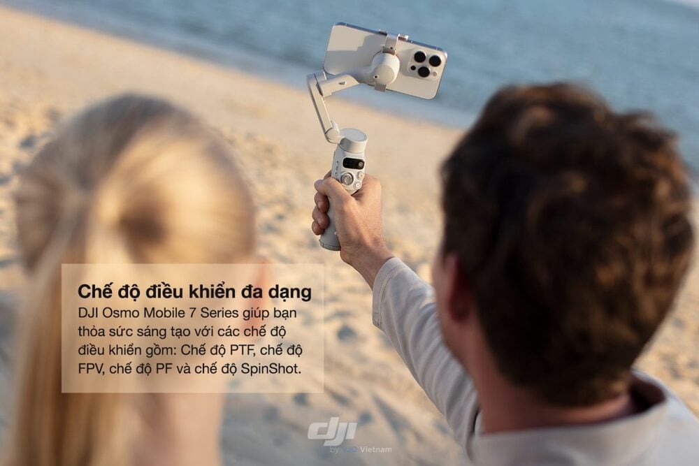 Chế độ điều khiển đa dạng hỗ trợ bạn thỏa sức sáng tạo