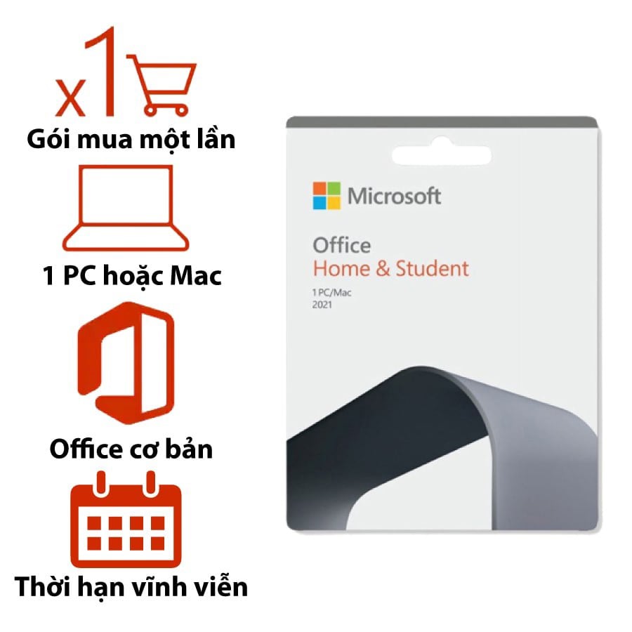 Chi tiết về gói phần mềm Microsoft Office Home & Business 2021