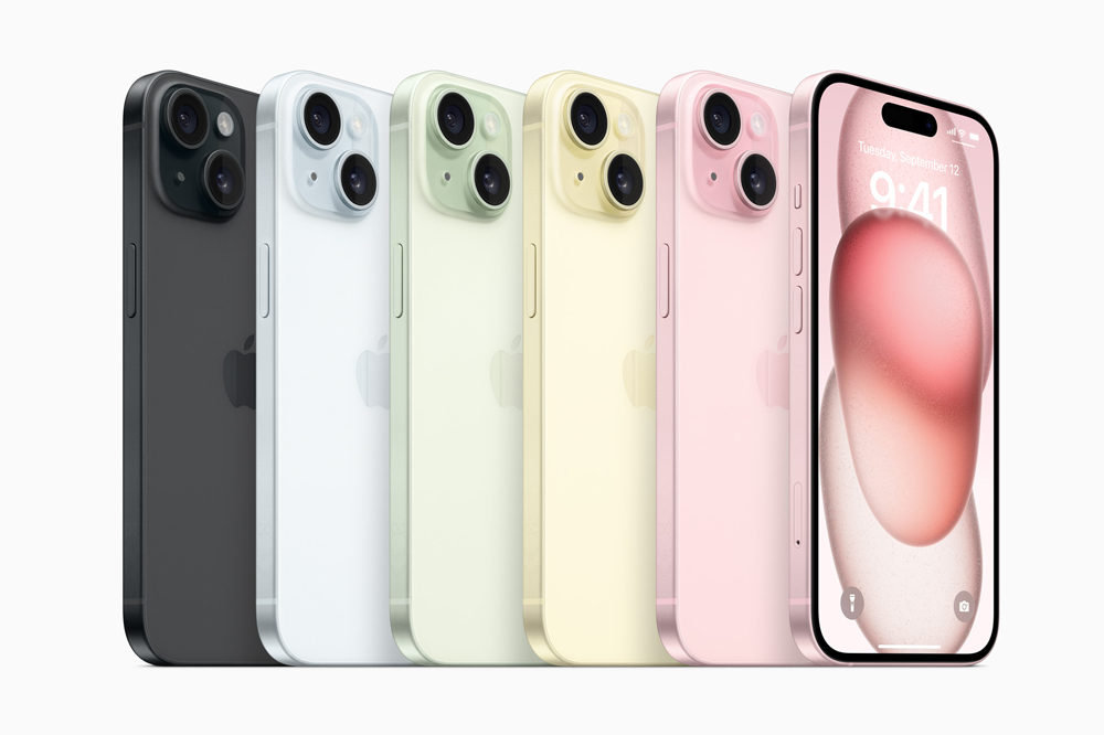 iPhone 15 Plus và iPhone 15 có 5 màu mới