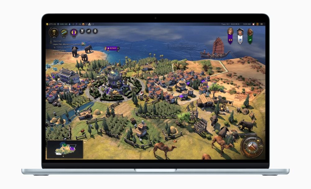 Chip M4 mới trên MacBook Air