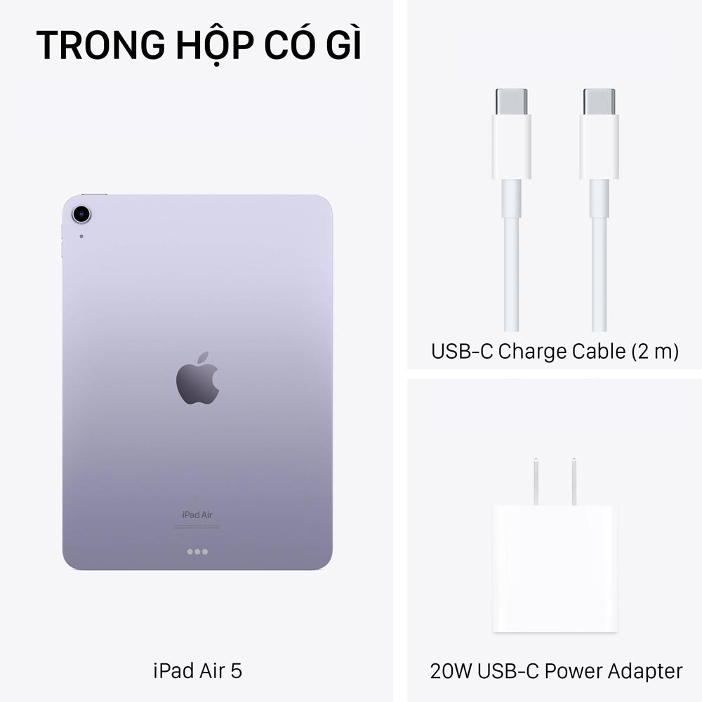 Trong hộp iPad Air 5 Cellular có gì