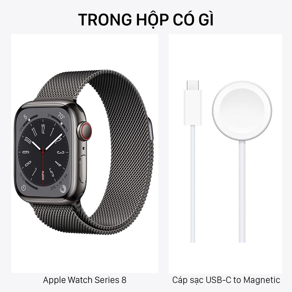Có gì trong hộp Apple Watch Series 8