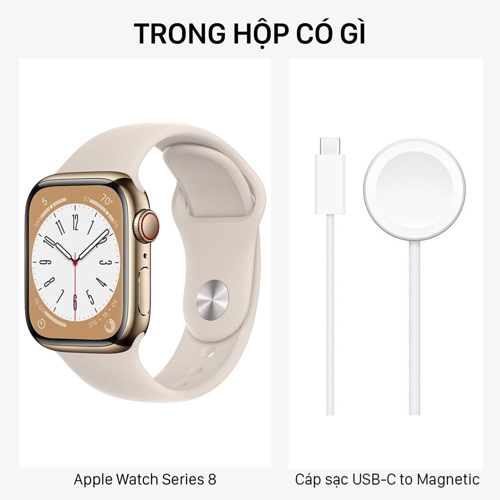 Có gì trong hộp Apple Watch Series 8