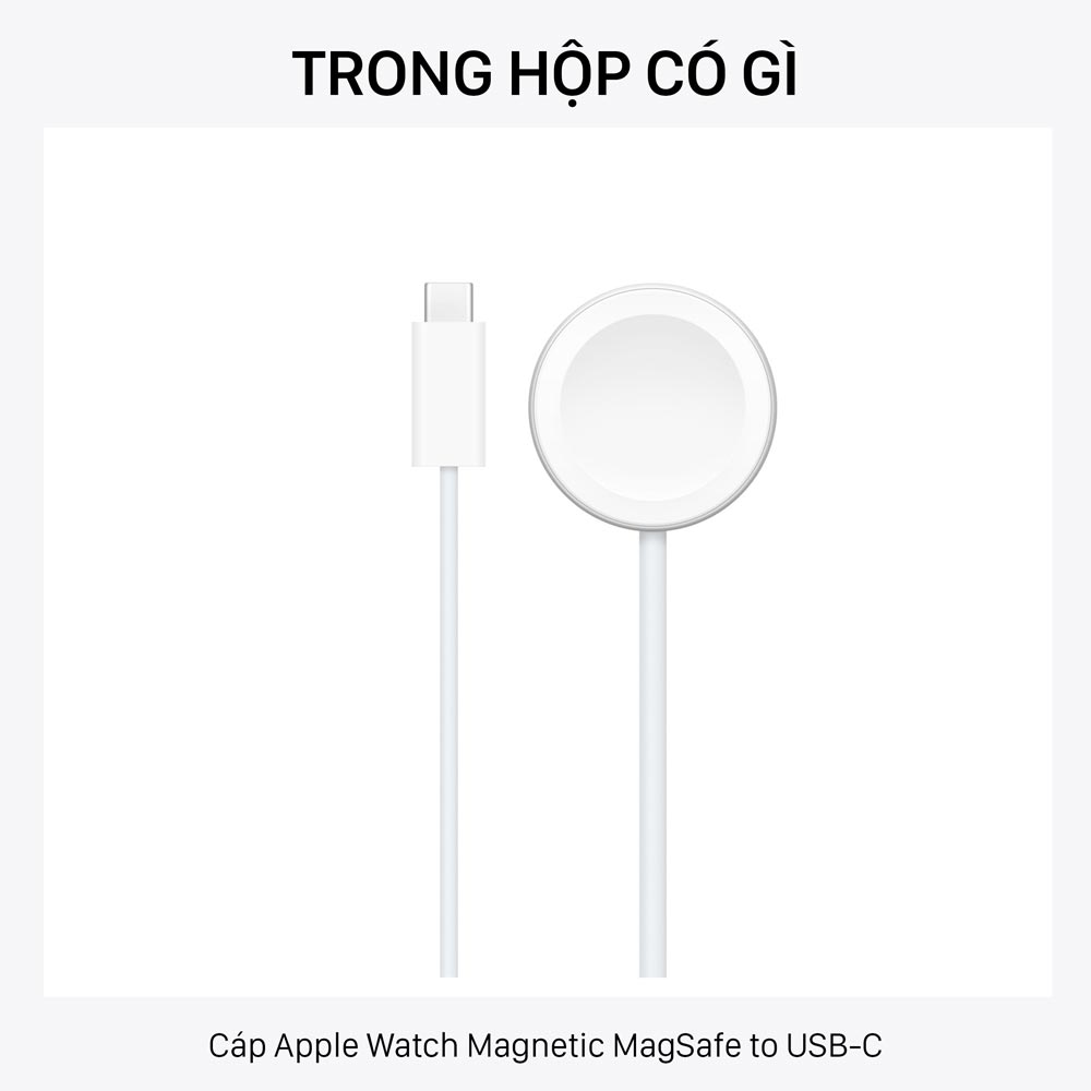 Trong hộp Sạc Apple Watch Magnetic Fast Charger to USB-C Cable (1m) có gì