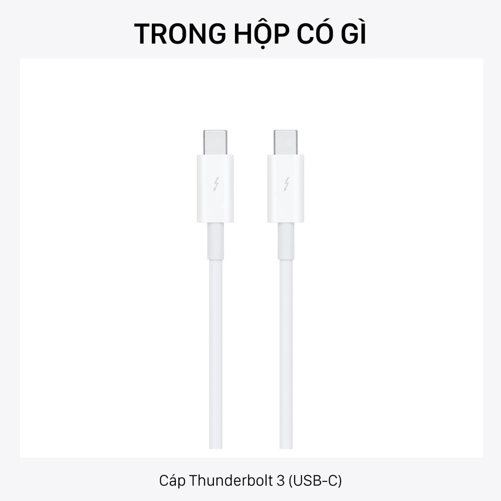 Trong hộp Apple Thunderbolt 3 (USB‑C) Cable (0.8 m)