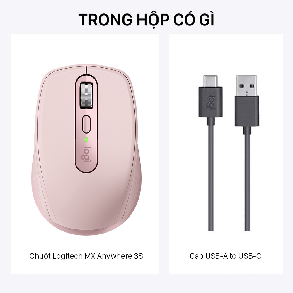 Có gì trong hộp chuột Logitech MX Anywhere 3S