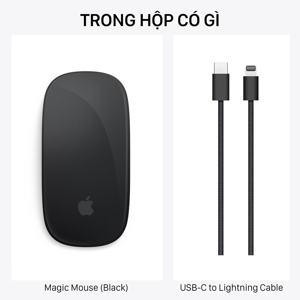 Chuột Apple Magic Mouse Black Model 2022