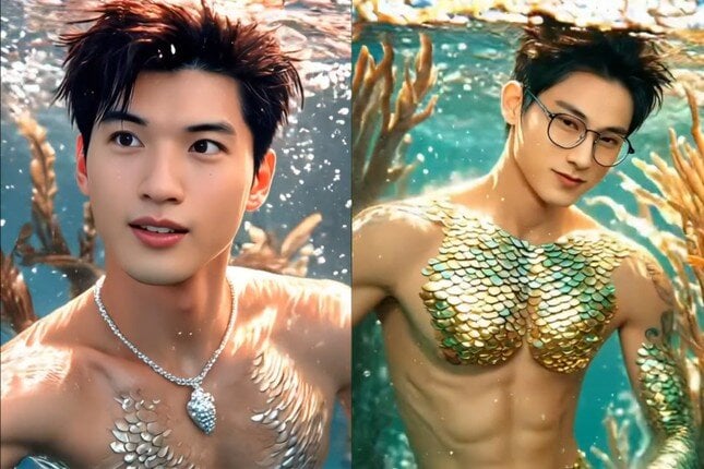 Các nam thần đu trend “chàng tiên cá” sẽ như thế nào?