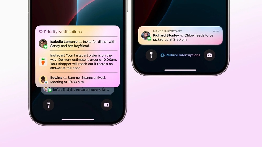 Tính năng thông báo ưu tiên trên bản cập nhật iOS 18.4 chính thức