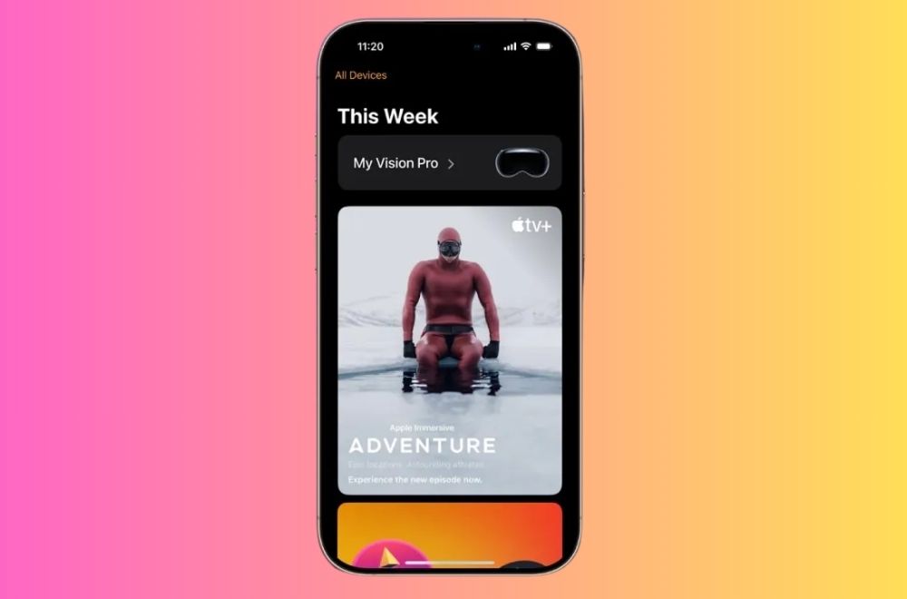 Cập nhật ứng dụng cho Vision Pro trên iOS 18.4 Beta 1