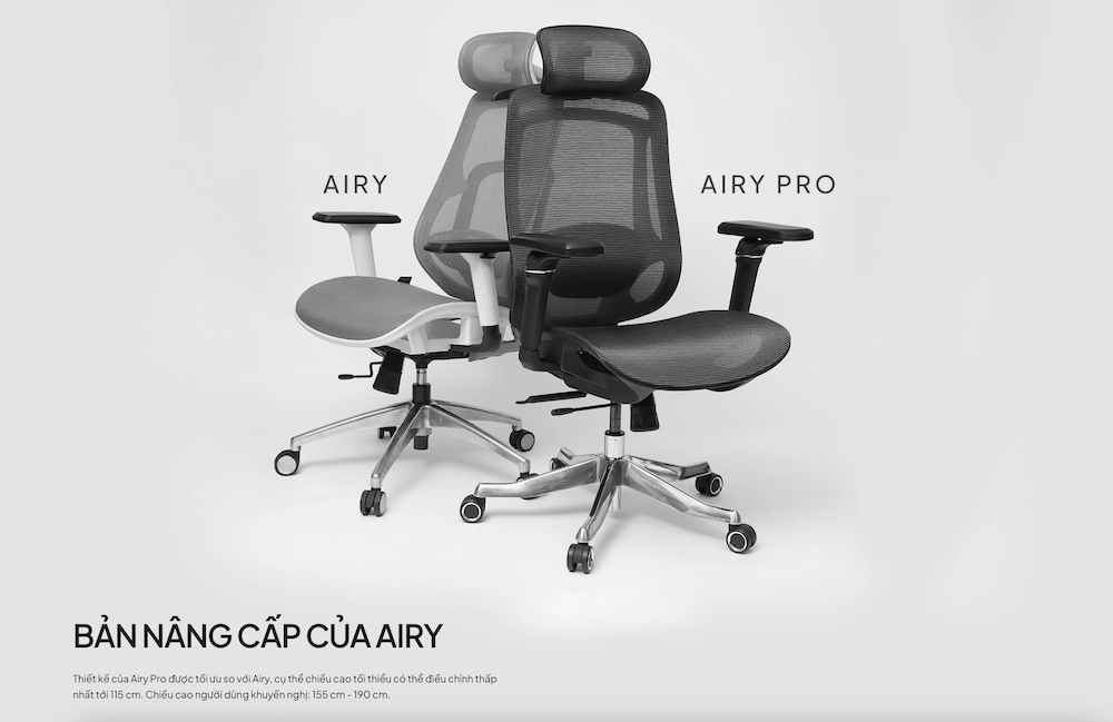 Mua ghế công thái học HyperWork Airy Pro OC04 giá tốt