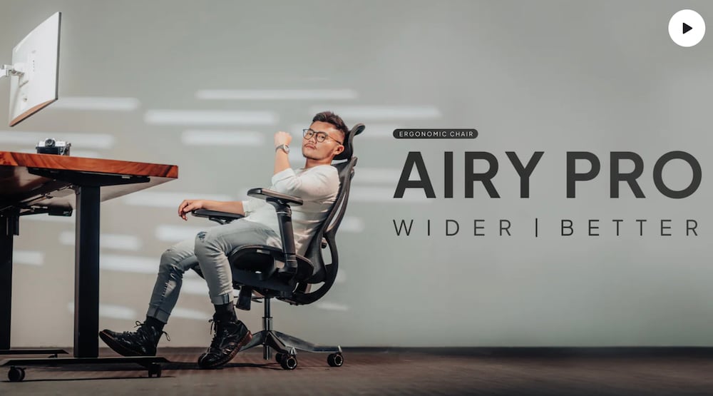 Sắm ghế công thái học HyperWork Airy Pro OC04 giá tốt ở TP.HCM