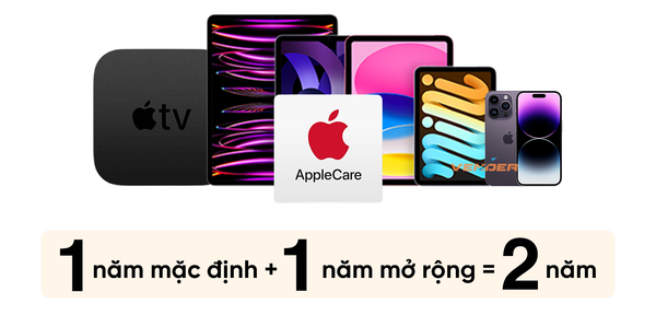 Giá AppleCare, AppleCare Plus cho MacBook, iPad, Mac