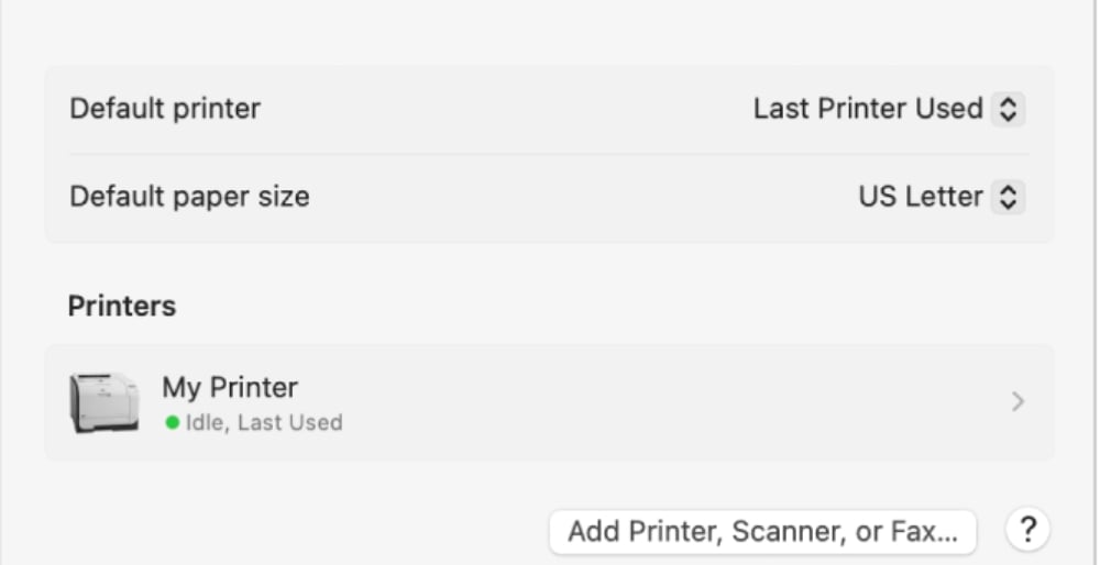 Tùy chỉnh khổ giấy riêng trong các ứng dụng như Pages hoặc Word
