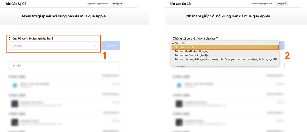 Hướng dẫn yêu cầu hoàn tiền trên App Store khi mua nhầm ứng dụng