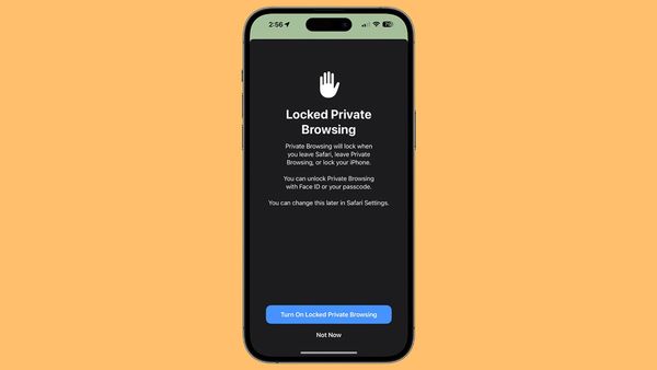 Bật khoá Duyệt web riêng tư iOS 17 Beta 5?