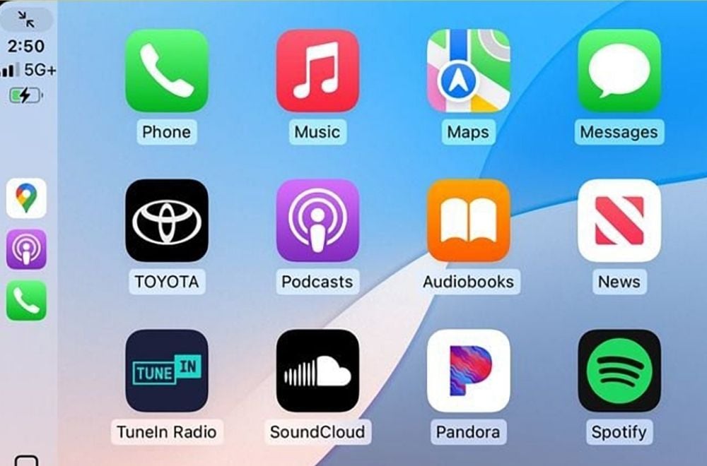 iOS 18.4 Beta 1 nâng cấp CarPlay