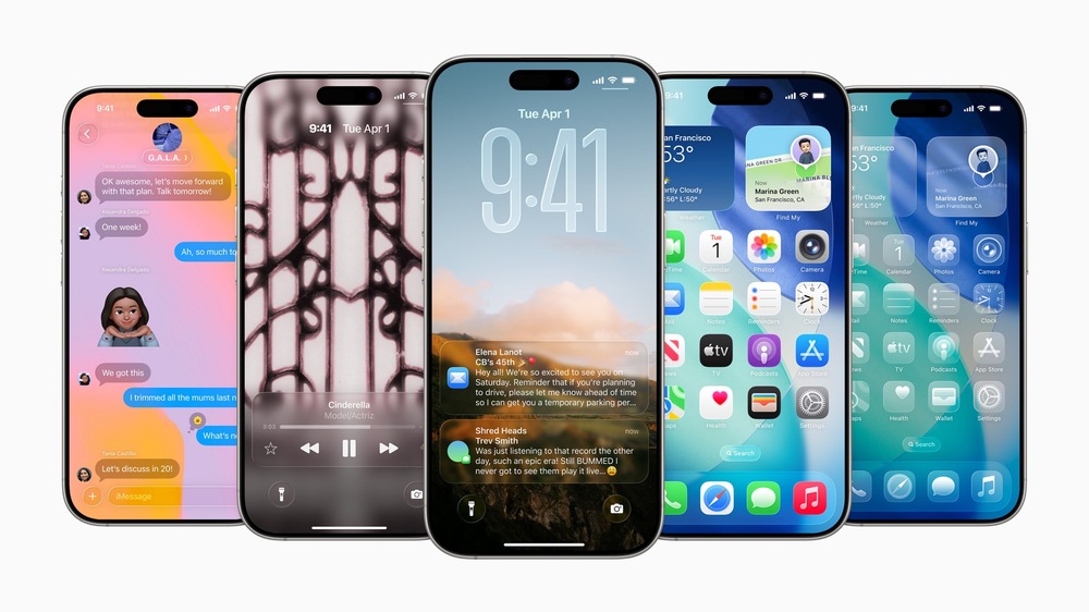 iOS 26 với giao diện Liquid Glass mới lạ