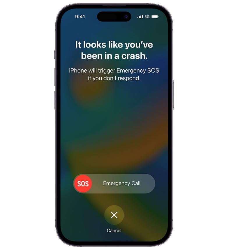 iPhone 14 Pro Max cảnh báo va chạm Crash Detection