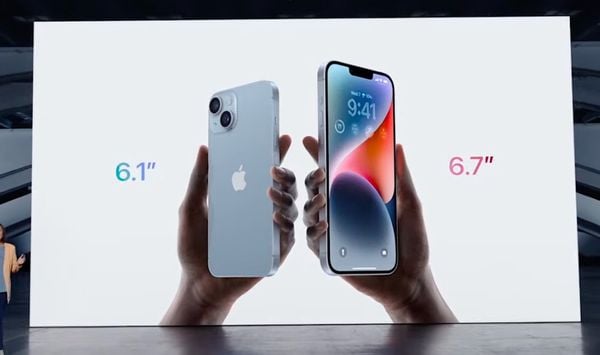 iPhone 14 và iPhone 14 Plus trình làng với 5 màu sắc thời thượng