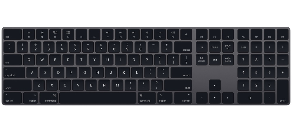 Bàn phím Apple Magic Keyboard with Numeric Keypad - US English - Space Gray chính hãng giá tốt tại Vender