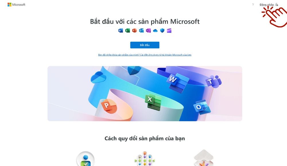 Website kích hoạt key lên tài khoản Microsoft