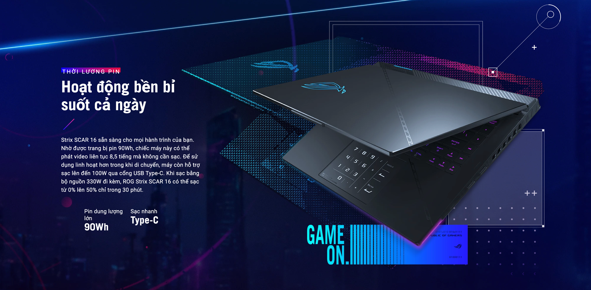 Đánh giá review Laptop Gaming Asus ROG Strix Scar 16 inch G634JZ-N4029W