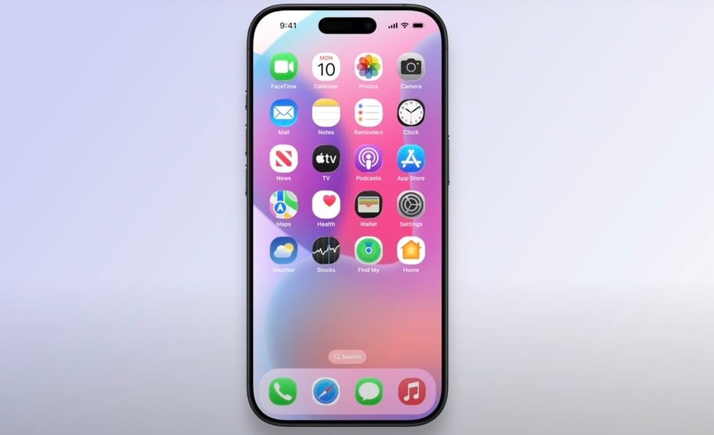 iOS 19 với giao diện mới, lấy cảm hứng từ hệ điều hành visionOS