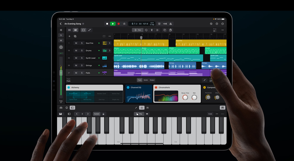 Logic Pro cho iPad có tính năng gì mới? khác với trên Mac không?