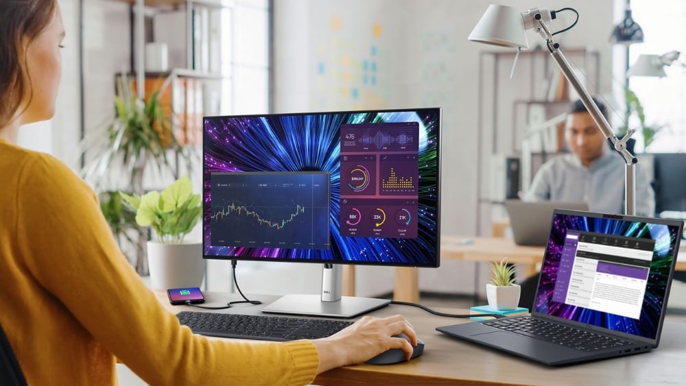 Màn hình Dell UltraSharp U2424HE phù hợp với đa dạng người dùng.