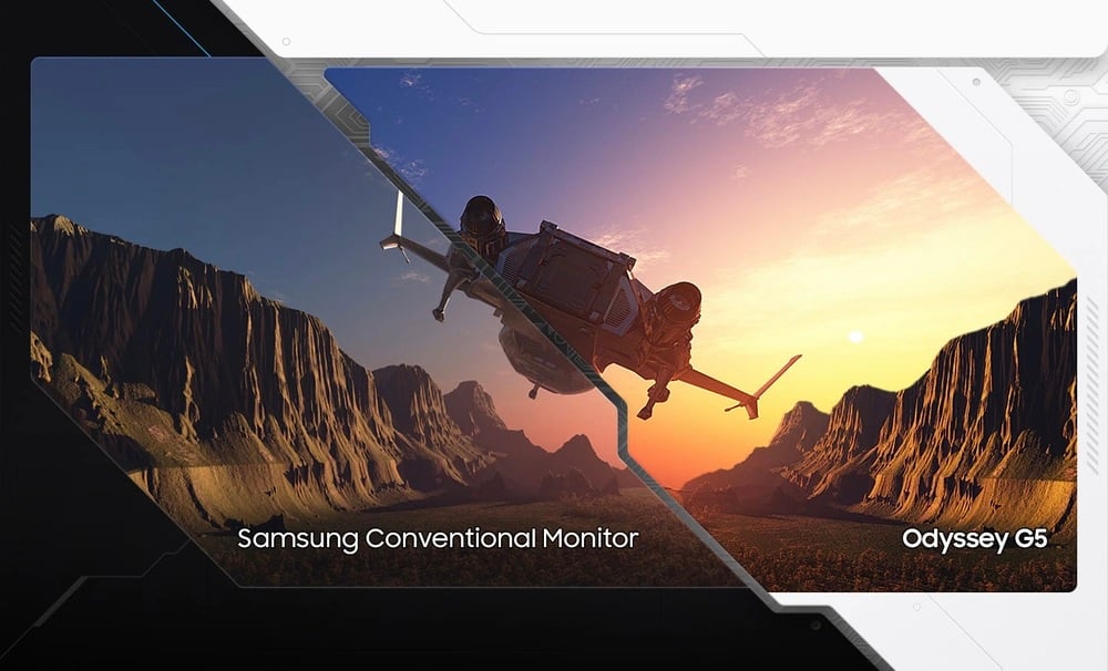 Màn hình Gaming Samsung 27 inch Odyssey G5 G55C LS27CG552EEXXV