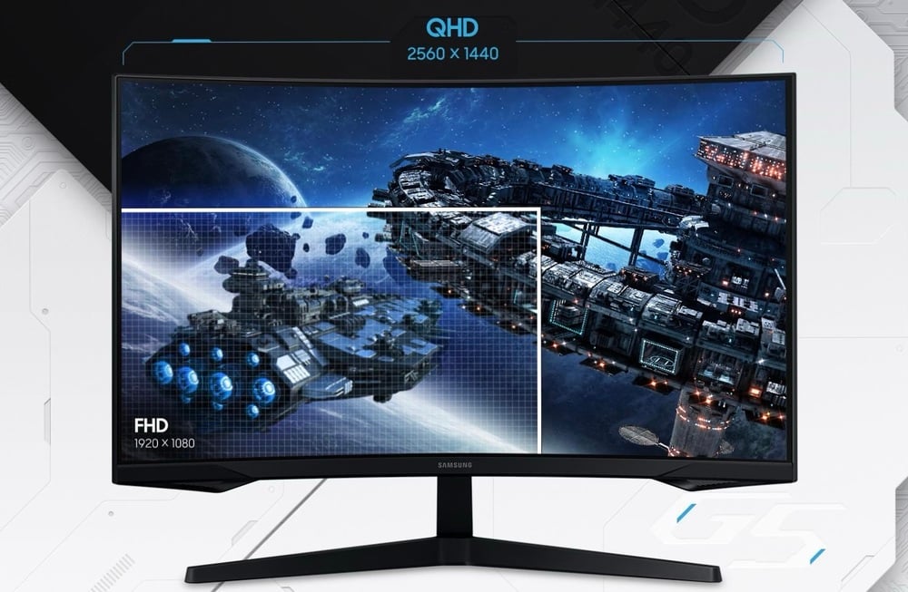 Màn hình Gaming Samsung 27 inch Odyssey G5 G55C LS27CG552EEXXV