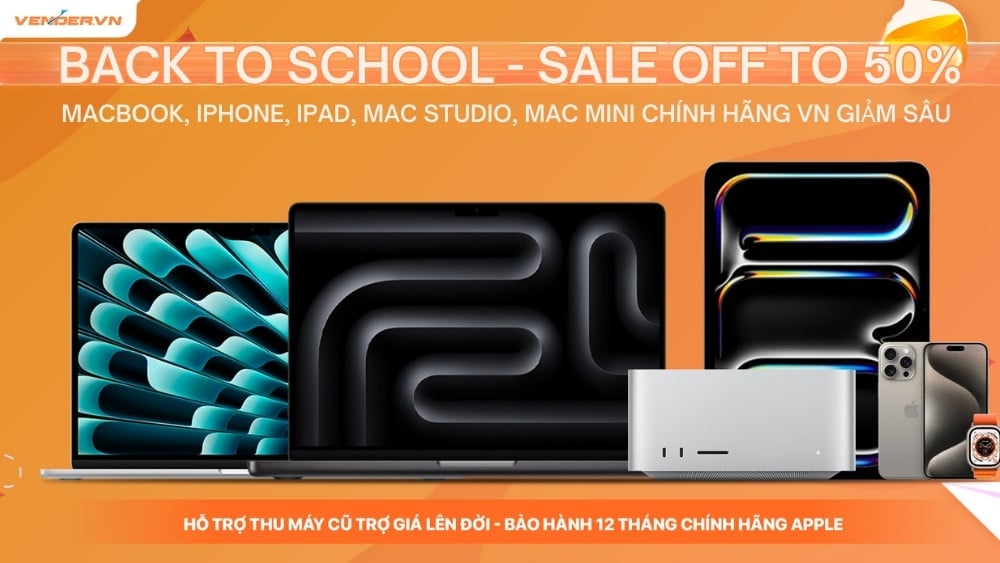 Ưu đãi mua MacBook Air M4 mùa Back To School