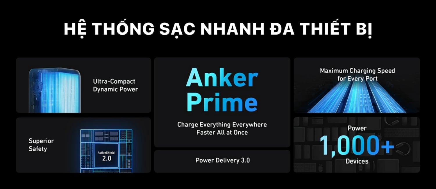 Hệ thống sạc đa thiết bị