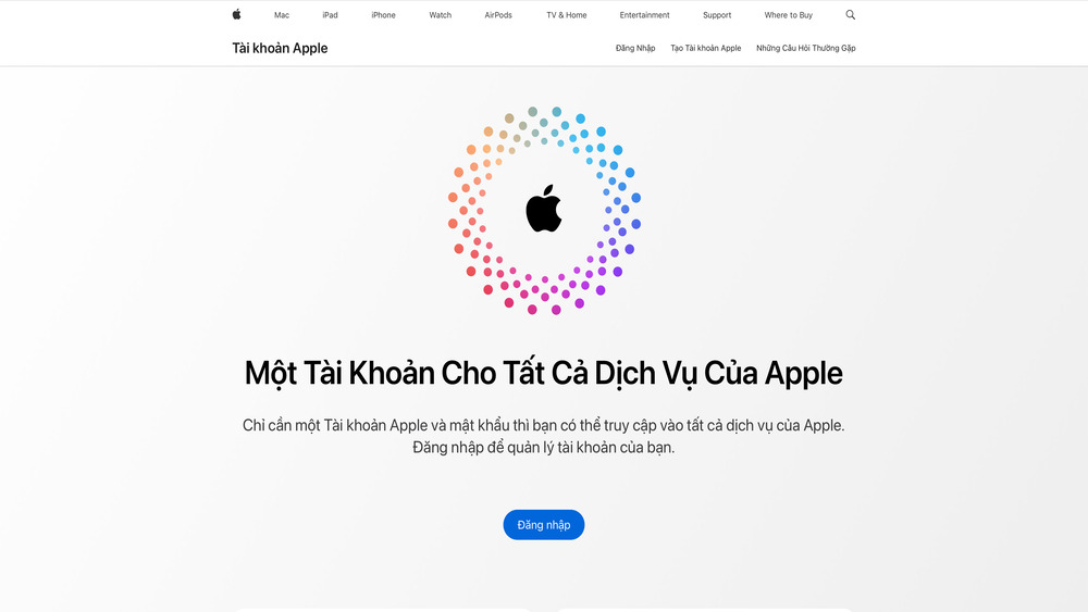 Đăng nhập Apple ID chuyển hình ảnh, video từ iCloud qua Google Photos