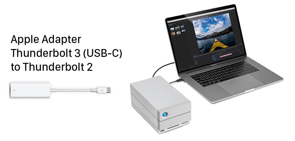 Ổ Cứng Để Bàn Chuyên dụng (RAID) LaCie 2big Dock Thunderbolt 3 + SRS + USB 3.1 - 16TB