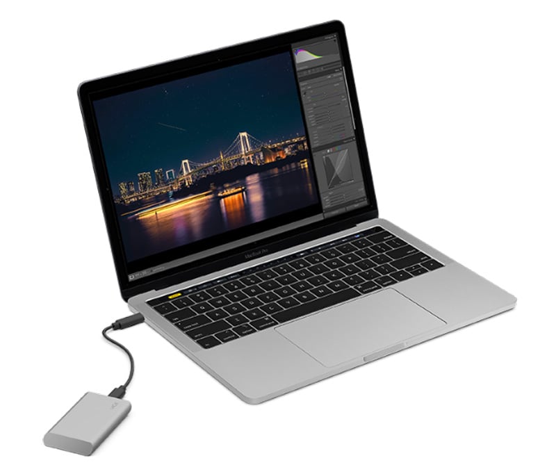 Ổ Cứng Di Động Lacie Portable SSD 2TB USB-C Rescue