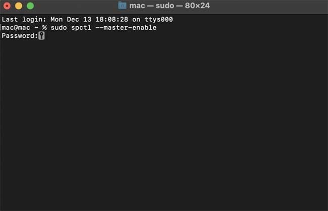 Các bước bật Gatekeeper trên macOS đơn giản