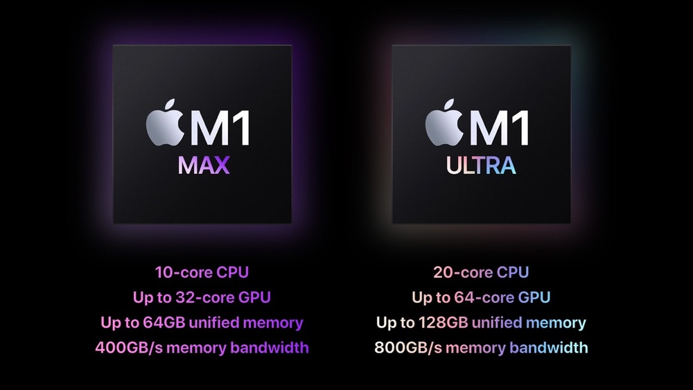 Mac Studio được trang bị chip M1 Max và M1 Ultra