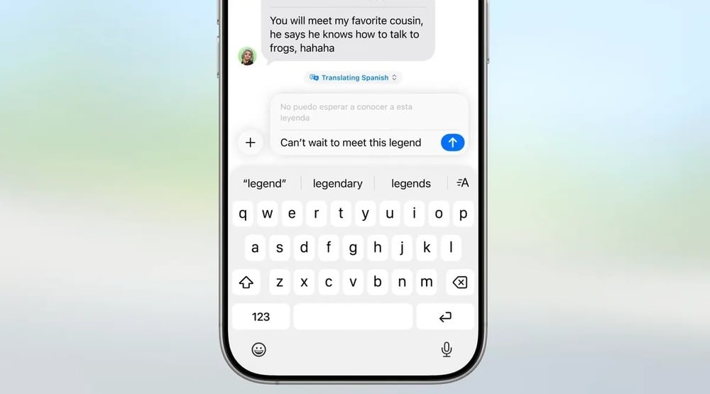 iOS 26 hỗ trợ dịch trực tiếp khoảng 5 - 7 ngôn ngữ