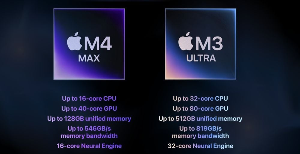 So sánh tổng quan M4 Max và M3 Ultra