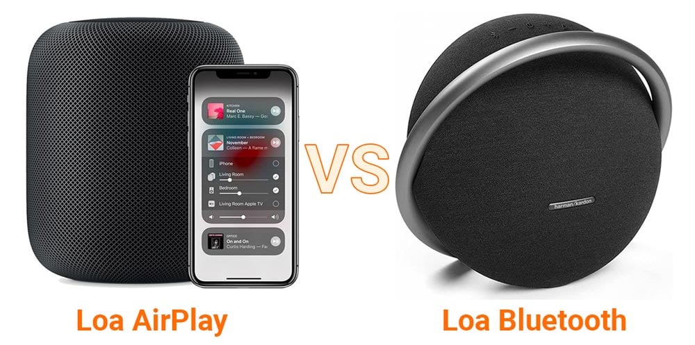 So sánh loa AirPlay và loa Bluetooth, nên mua loại loa không dây nào?