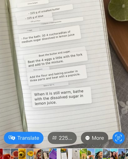 Ứng dụng Dịch thuật Translate của Apple dịch hình ảnh