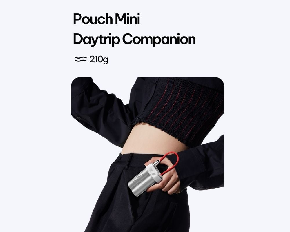 Thiết kế trên sạc dự phòng Sharge Pouch Mini P2