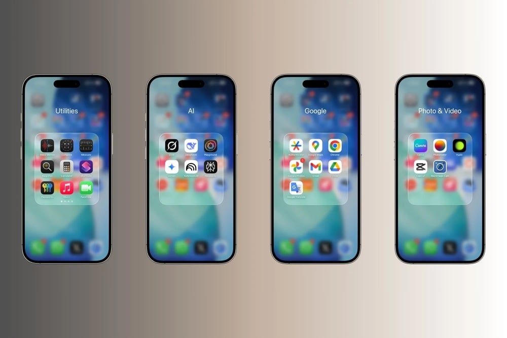 Thư mục ứng dụng iPhone trên iOS 26